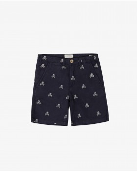 SKULL EMB SHORT KIDS