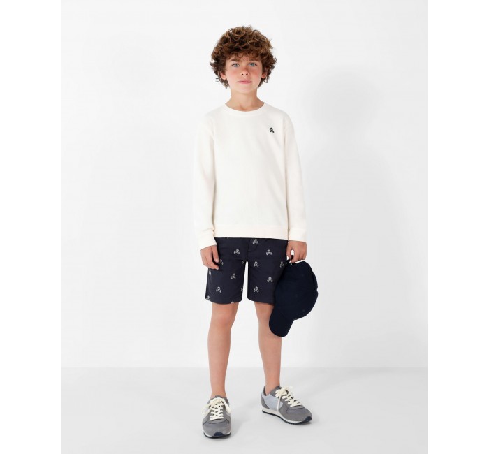 SKULL EMB SHORT KIDS