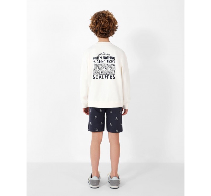 SKULL EMB SHORT KIDS